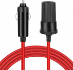 TNP auto sigaretis&uuml;&uuml;taja pikenduskaabel (4.6m) - 12 Volt pikendus koos sigaretis&uuml;&uuml;taja pistikuga - 18AWG pikenduskaabel koos pistikuga ja pistikupesaga.