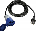 Perel ECEEC-3 3 m adapterkaabel Schuko pistik CEE pistikupesale