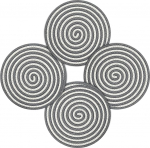 Tischsets, Tischsets und Untersetzer, 39er-Set, runde Mandala-Tischsets, w&auml;rmeisolierende Tischsets, waschbare, rutschfeste Gummi-Tischsets for den Esstisch in der K&uuml;che(Light Gray Stripe)