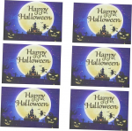 VICASKY komplekt 6 Halloweeni lauakatet, mis on valmistatud kvaliteetsest PVC materjalist, kuumakindel ja mustust h&uuml;lgav s&ouml;&ouml;gilauale ja k&ouml;&ouml;ki, lauakaitseks ja Halloweeni p&uuml;hade kaunistamiseks.