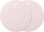 Tischsets Feste und rutschfeste Tischsets, runde Tischsets aus Silikon f&uuml;r den K&uuml;chentisch, Tischschutz f&uuml;r K&uuml;che, Esszimmer, Hochzeit, Bauernhaus-Dekoration Stoffunterlage