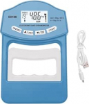 Digitales Kraftmessger&auml;t, Griffst&auml;rke-Tester, 396 lbs/180 kg, digitaler Hand-Dynamometer, Griffst&auml;rke-Messger&auml;t, USB-LCD-Bildschirm, Handgriff-Dynamometer(Blue Grip Meter)
