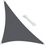 Swift kolmnurkne p&auml;ikesepurje, 3,5 x 3,5 x 4,9 m, UV-kaitse, HDPE, ilmastikukindel, hingav, kolmnurkne, t&auml;isnurkne, 3,5 x 3,5 x 4,9 m, p&auml;ikesekaitse r&otilde;dule, aeda ja terrassile, antratsiitne