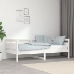 Homgoday Dormeuse valge massiivne m&auml;nnipuit 90 x 190 cm Dormeuse diivanvoodi Lounge diivan elutuba v&auml;ljas diivanid aiam&ouml;&ouml;bel