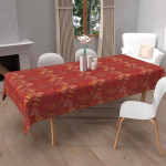Soleil d'ocre Flores tr&uuml;kitud plekikindel ristk&uuml;likukujuline laudlina 140 x 300 cm