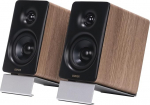 Edifier M60 multimeedia k&otilde;larid Bluetooth 5.3, 66W RMS, Hi-Res Audio & Hi-Res Wireless Audio, LDAC, 3-tolline keskmine bass ja 1-tolline tweeter, USB-C ja Aux sisendid, kompaktne laua k&otilde;lar - klass Tammepuust