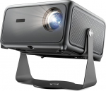 4K projektor kodukino 1500 ANSI luumeni p&auml;evavalguse nutiprojektor koos rakendustega, ToF autofookus ja keystone korrektsioon, 30W Dolby audio, MEMC, 360&deg; p&ouml;&ouml;rlev statiiv - m&auml;nguprojektor mobiiltelefonile, elutuppa, &otilde;uealale.