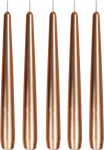Koonusek&uuml;&uuml;nlad, lakitud pronks, 5 tk, suurus umbes 22 x 240 mm, individuaalselt fooliumis, lauak&uuml;&uuml;nal, koonusek&uuml;&uuml;nal.