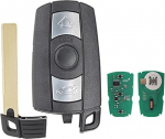Kaugjuhtimispult Smart Key Suit BMW CAS3 s&uuml;steemi 1/3/5/7 seeria X5 X6 Z4 433MHz Valikuline PCF7945 kiip Logo