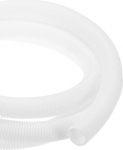 DMiotech Kabelschutz f&uuml;r Haustiere, 3 m, 25,5 mm, paindlikum kaablijuhtimine b&uuml;roo, maja, aiamaja jaoks, valge
