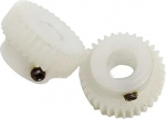 Lastic-Zahnr&auml;der Kunststoff-Motorgetriebe, 2 St&uuml;ck, Kunststoff-Stirnrad, 0,7 m, 15 Z&auml;hne, 11,9 mm Durchmesser, 5 Dicke, mehrere Bohrungsgr&ouml;&szlig;en(3.17mm bore)