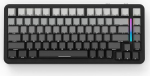 ATTACK SHARK M86 Gasket mehaaniline klaviatuur, 75% Tri-Mode (BT/2.4G/USB-C) juhtmevaba RGB m&auml;nguklaviatuur, k&uuml;lge graveeritud, Hot-Swap, eelniisutatud lineaarsed l&uuml;litid, 4000mAh must gradient