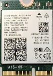 Intel AX211 IEEE 802.11ax Bluetooth 5.3 Wi-Fi/Bluetooth kombineeritud adapter
