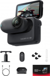 Insta360 GO 3S Helmintegriertes Motorrad-POV-Bundle (Sonderedition)- Tragbare 4K Vlogging-Kamera, Freih&auml;ndig, POV-Kamera, Stabilisierung, 140 min Akku, 10 m wasserdicht, Action-Cam f&uuml;r Sport, Motorrad
