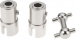 SG Store 1 komplekt 4 mm kuni 4 mm terasest ajamiv&otilde;lli &uuml;hendaja universaal&uuml;hendus FT011 jaoks