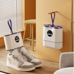 Elektriline kingakuivati saapakuivati koos taimeri ja pikendatavate voolikutega kingade v&auml;rskendaja soojendaja kingade, kinnaste, sokkide ja t&ouml;&ouml;saabaste kuivatamiseks, l&otilde;hnade t&otilde;husaks k&otilde;rvaldamiseks