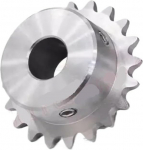ZBORAVPIX Kettenrollen, Kettenr&auml;der, 04C 23T 304 Edelstahl Industrielle Stick Kettenrad Kette Getriebe 8-18mm Bohrung(10mm(Keyway 4x1.8mm))