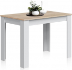 Habitdesign, Cloe k&uuml;ljelaud S&ouml;&ouml;gilaud v&otilde;i fikseeritud k&ouml;&ouml;gilaud kuni 4-kohaline kaasaegne disain Arctic White ja Canadian Oak M&otilde;&otilde;tmed: 109 x 78 x 67 cm (laius x k&otilde;rgus x s&uuml;gavus).
