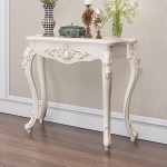 Vintage Entry Console Table Elegantne dekoratiivne m&ouml;&ouml;bel esikusse Foyer Foyer diivanilaud klassikalise disainiga jalad