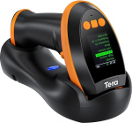 Tera 1D 2D QR v&ouml;&ouml;tkoodi skanner koos digitaalse seadistusekraani ja klaviatuuriga Quick Scan t&ouml;&ouml;tab Bluetooth 2.4G traadita ja USB kaabli &uuml;hendusega Saksa kasutusjuhend HW0009