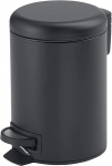 Gedy Potty Bin Stainless Steel Thermoplastic Resins, Black, Grande