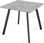 URBNLIVING Ruudukujuline 4-kohaline laud 80 x 80 cm Puidust metallist jalad 75 cm k&otilde;rgus Kompaktne kaasaegne s&ouml;&ouml;gim&ouml;&ouml;bel k&ouml;&ouml;ki v&otilde;i v&auml;ikestesse ruumidesse