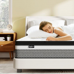 Bednew madrats 90 x 200 cm, 31 cm vedrumadrats H3 k&otilde;rgus 7-tsooniline ortopeediline taskuvedrumadrats Comfort Memory Foam kihiga, 101 &ouml;&ouml; prooviuni, &Ouml;ko-Tex sertifitseeritud