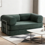 4-in-1 kokkupandav kokkupandav voodi, diivanvoodi v&auml;ikestesse ruumidesse, n&ouml;&ouml;rdiivanvoodi stuudiosse ja k&uuml;lalistetuppa (roheline, 180 x 100 x 70 cm)