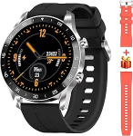 Blackview Smartwatch Meeste X1 Fitness Watch Round Full Touchscreen 5ATM veekindel spordikell Fitness Tracker koos s&uuml;dame l&ouml;&ouml;gisageduse monitoriga Sleep Monitor Pedometer Naiste aktiivsuse j&auml;lgimise seade iOS Androidile