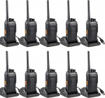Retevis RT27 PMR Radio, Professional Walkie Talkie, Royalty Free Walki Talki with USB Charging Cradle, CTCSS/DCS VOX Emergency Call, Professional Handheld Radio for Security Service, School (Pack of