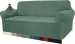 Granbest High Stretch Diivan Covers 3 Seater, Super Soft Stiilne Diivan Covers koertele Lemmikloomad Kassid Non-Slip Diivan Slipcover elutoa m&ouml;&ouml;bli kaitsja (3 istekohta, Matcha Green)