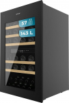 Cecotec Bolero Grandsommelier Duo 57000 Touch Black sisseehitatud veinik&uuml;lmik 57 pudeliga, vaikse jahutusega (38 dB) ja Touch LED juhtimisega