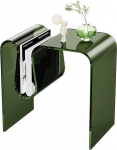 solaround Acrylic Side Table, Bedside Table, Living Room Table, Coffee Table, Table for Living Room, Bedroom (Green)