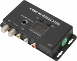UHF modulaator, TV Link modulaator, toetab PAL/NTSC, professionaalne AV RF konverter, Set Top Box, A/V allikad, laialdaselt &uuml;hilduv