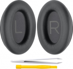 YOCOWOCO asendusk&otilde;rvapadjad Bose QuietComfort 45 (QC45)/QuietComfort SE (QC SE)/Uue QuietComfort Wireless Over-Ear k&otilde;rvaklappide k&otilde;rvapadjad pehme naha ja paksema m&auml;luvahuga