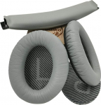 misodiko -K&otilde;rvaklapid ja k&otilde;rvapadjad Bose Quiet Comfort 25 35 (QC25 QC35) ja QuietComfort 35 II (QC35ii) k&otilde;rvaklappidele, osad, k&otilde;rvapadi ja k&otilde;rvapadjad koos matiga - h&otilde;behall - h&otilde;behall