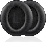 Q45 asendusk&otilde;rvapadjad, mis &uuml;hilduvad Anker Soundcore Space Q45 k&otilde;rvaklappidega Akkiv asendusk&otilde;rvapadjad on valmistatud pehmest džuutkangast ja m&auml;luvahust - mustad