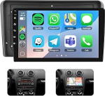 9-tolline puuteekraaniga autoraadio Audi A3 2008-2012, podofo Carplay autoraadio 2G + 64G traadita Android autoga, BT/GPS/WiFi/FM/RDS/SWC/HiFi/USB+Reversioonikaamera