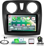 4G + 128G traadita Carplay Android autoraadio Renault Dacia Logan 2 Sandero B52 2012-2019 jaoks