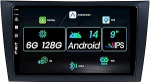 6G + 128G autoraadio Android 14 VW Golf 6 (2008-2015) [kaamera + mikrofon + Canbus] traadita Carplay Android auto GPS navigatsioon WLAN BT5.0 roolijuhtimispuldi kiire k&auml;ivitamine