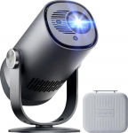 Dangbei Freedo Mini projektor, nutikas kaasaskantav projektor, Google TV koos litsentseeritud Netflixiga, kaasaskantav projektor reguleeritava alusega, 450 ISO luumenit, sisseehitatud aku, 2,5 tundi m&auml;nguaega