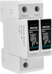 Heschen DC &uuml;lepingekaitse PV WR-T2-DC 2P 1000VDC 20KA T2 t&uuml;&uuml;pi tulekindel 35mm DIN r&ouml;&ouml;basteele paigaldatav TUV CB loendiga