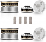 YuanYong 4 x 39 x 24 mm k&otilde;larite isolatsioonijalad HiFi k&otilde;larite piigid isolatsioonipadjad Subwooferi piigid Audio v&otilde;imendi jalad High-End k&otilde;larite CD / DVD m&auml;ngija l&auml;bim&otilde;&otilde;t (h&otilde;bedane)