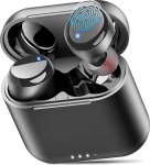 TOZO T6 Bluetooth k&otilde;rvaklapid, juhtmevabad k&otilde;rvaklapid, puutetundlik juhtimine, juhtmevaba laadimiskohvriga, IPX8 veekindlad k&otilde;rvaklapid, Bluetooth, sisseehitatud mikrofon, Premium Deep Bass k&otilde;rvaklapid spordi jaoks,