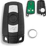 ID46 Chip 868 MHz 3 nupuga kaugjuhtimispuldi v&otilde;ti BMW 1 3 5 6 Z4 X1 X3 X5 seeria E46 E60 E61 E63 E64 E70 E71 E72 E90 E91 E92 KR55WK49127 v&otilde;tmehoidja