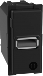 Bticino K4191A USB-laadija &uuml;he A-t&uuml;&uuml;pi sisendiga, mis paigaldatakse elutuppa N&uuml;&uuml;d plaat elektrooniliste seadmete laadimiseks kuni 15W 1 moodul