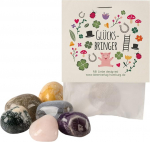 10 x "Lucky Charm" Lucky Stones for Children / Lucky Charm Stone nagu Party Bag laste s&uuml;nnip&auml;ev / uusaasta / s&uuml;nnip&auml;ev