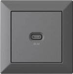 &Uuml;mberpandav USB-laadimisjaam, USB-C 65 vati laadimisseade, antratsiit