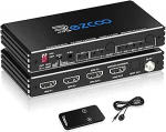 HDMI Splitter 4K 60Hz ARC/eARC Soundbar HDMI Switch Bi-Direction 1 In 2 Out v&otilde;i 2 Input 2 Output SPDIF 5.1CH Breakout D-olby Vision Atmos HDR CEC HDCP2.2 Scaler 4K 1080 jaoks Xbox, PS5, SONOS ARC