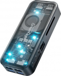 DreamQuest Mini PC Windows 11 Pro 12GB DDR5 512GB M.2 SSD Intel N95 (kuni 3,4 GHz) PC Stick koos 2 x HDMI/2 x Type C (Max 10 Gbit/s)/WiFi 6/BT5.3/4x USB 3.2 (10 Gbit/s) kodu/kontori/kaubanduseks Uus